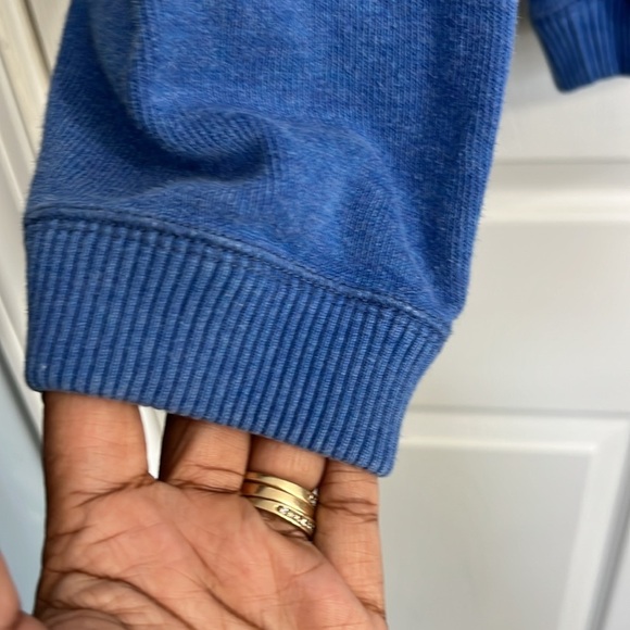 Cremieux Men’s Pullover Sweater 1/4 Zip - Size Medium Light Blue - Picture 4 of 7